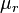 \mu _{r}