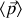 \left\langle \vec p \right\rangle