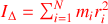 I_\Delta=\sum_{i=1}^Nm_ir_i^2